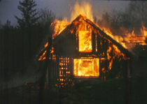 På 1970-talet brändes Verners stuga ner vid en brandövning som Ulrika brandkår arrangerade. Bild: Annika Johansson