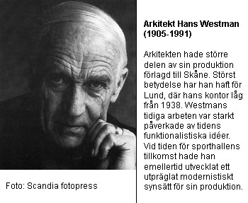 Arkitekten Hans Westman, foto Scandia fotopress