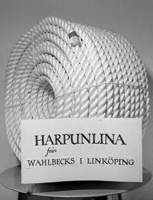 Harpunlina - En av många exportprodukter från Wahlbecks. Bild: Wahlbecks