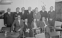 Besök av företagets utländska agenter 1963. Bild: Wahlbecks