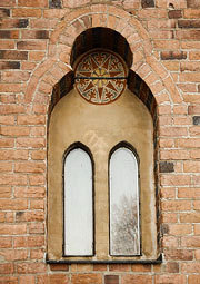 Fönster i Kungapalatset Vadstena. 1200-tal.