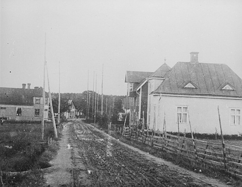 Häradsvägen. Foto 1920-tal.