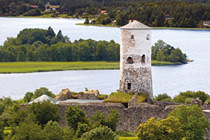 Bild på Stegeborgs slottsruin