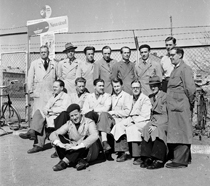 Packrumspersonalen. Foto: Wahlbecks, 1951