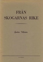 Diktsamlingen "Från skogarnas rike" utkom 1969. Bild: Kinda lokalhistoriska samlingar
