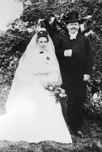 Sven och Agnes gifte sig 1908 i småländska Edshult. Bild: Ulf Björkdahl