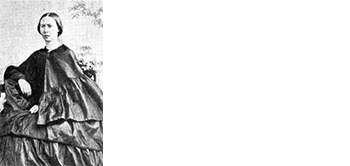 Tekla Goës, en ungdomsbild. Bild: Ur "I Ydre på 1800-talet"
